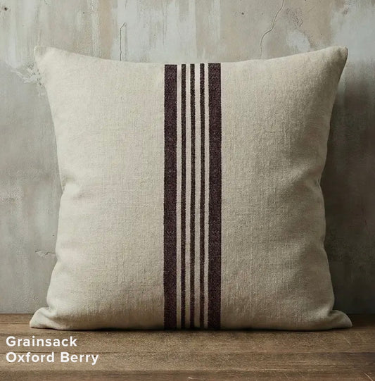Cushion (Square 50cmx 50cm) Berry stripe